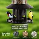 Squirrel-Proof Bird Feeder for Outdoor Hanging Wild Bird Seeds.
