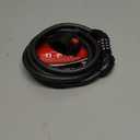 Master Lock Cable Lock, Set Your Own Combination Bike Lock, 6 ft. Long, Black, 8122D