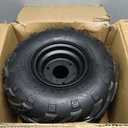 145/70-6 Wheels, 145 70-6 ATV Wheels for Quad ATV Go Kart Tubeless Tyres Kazuma Roketa 110cc Motovox MBX10 MBX11 MBX12 RT100