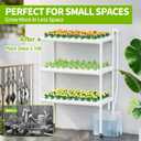 SPECILITE 3-Tier 108 Plant Sites Hydroponics Growing System with Wheels