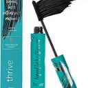 Thrive Mascara Extensions, Tubing Mascara Cosmetics Natural Lengthening Volumizing Eye Makeup, Waterproof & Smudge-Proof, Long-Lasting No Clumping or Flaking (Rich Black)