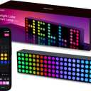 YEELIGHT LED Smart Lamp, 16M Colors Option Pixel Cube Smart Table Lamp, Music Sync RGB+IC Display for Clock/Emoji, Works with Alexa & Matter, 2.4GHz WiFi, Desk Lighting for Gaming, Kids Room, Bedroom