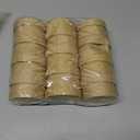 12 Pack Round Paper Mache Box with Lid - 3.37 Diameter x 1.97 Height - DIY Craft Nesting Gift Boxes for Jewelry, Storing, Decoupaging & Painting | Brown Paper Craft Boxes