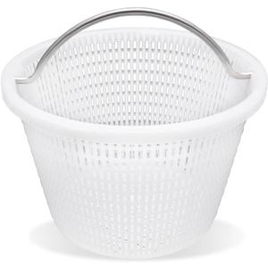 Handle Basket Replacement Bermuda Gunite Pentair 516112,Compatible with Waterway Skimmer Basket 542-3240/542-3240B for Renegade Skimmers Pool Basket, Stainless Steel Handle