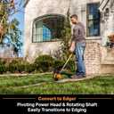 LawnMaster CLGT2412S 24V 12" Cordless String Trimmer 2.0AH Battery & Charger Included