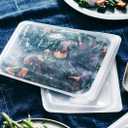 Stasher Silicone Reusable Food Storage Bag, Half Gallon Silicone Bag, Meal Prep, Reusable Freezer Bag, Microwave, Dishwasher, Oven Safe, Sous Vide, Eco Friendly, Food Storage Bag, 64 oz, Clear | Reusable Food Bag
