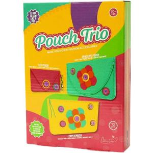 BlesSew Sewing Kit for Kids Ages 10+ - Learn to Sew 3 Felt Pouches - Beginners Sewing Course with Easy-to-Follow Video Tutorials & Instructions - Sew Fun for Kids