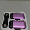 Hand Warmers Rechargeable 2 Pack, 4-Levels 104F to 131F Electric Hand Warmers, UL Certified Safe & Real 9Hrs Heating, Portable Pocket Hand Warmer for Women Men Kids, Fishing, Hunting, Golf, Camping (Black+Purple)