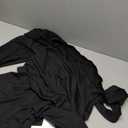 Ekaliy Women Sexy One Shoulder Sleeveless Bodycon High Low Asymmetrical Ruffle Tunics Blouse Shirt Top Dress (3X-Large, 2#black)