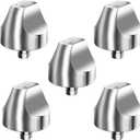WB03X32194 WB03T10329 Compatible with GE Cafe Stove Knobs, WB03X25889 Cooktop Knob Replacement for GE Cafe Cooktop, Fits CGP350 & CGP650 Series, 5 Pack