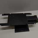 Monitor/TV Stand All Metal Holder, metal, black, 19"x13"