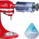 Jooke Shaved Ice Attachment for Kitchenaid Stand Mixer,Ice Crushers for Home Use,Homemade Shaved Ice Maker,Snow Cone Machine for Kitchenaid Ice Shaver with 8 Reusable Ice Cube Mold,Instruction Manual