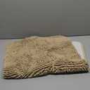 OLANLY Bathroom Rugs 30x20, Extra Soft Absorbent Chenille Bath Rugs, Rubber Backing Quick Dry, Machine Washable Bath Mats for Bathroom Floor, Tub and Shower, Home Decor Accessories, Beige