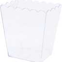 Fun Express Medium Scalloped Plastic Containers - Party Supplies - 3 Pieces