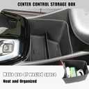 Center Console Organizer Compatible with 2024 2025 2026 Chevy Trax Armrest Storage Box and Center Console Middle Storage Tray Insert Secondary Interior Accessories
