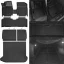 Custom Fit Floor Mats for 2025 2026 Hyundai Ioniq 5, All Weather TPE Floor Liners with Trunk Mat & Backrest Protectors, Odorless Full Set Interior Accessories