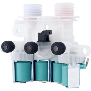 W11165546 Washer Water Inlet Valve W11096267 Water Inlet Valve Fit for May-tag whirl-pool ken-more Washing Machine mvwb765fw0 wtw8040dw4 - Replaces 33090105,W10758828, W11165546VP by AMI PARTS