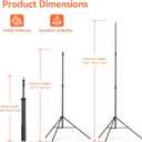 Cisian 13ft Heavy Duty Light Stand Photography Tripod,160inch/4M Light Stand Photography High Sports Tripod with 1/4 Screw for Studio LED Light,DSLR Camera,Sports Camera Professional