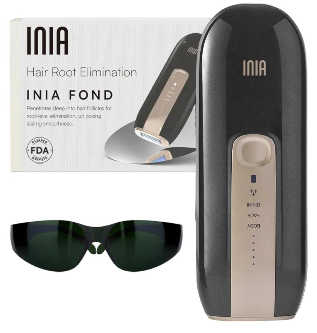Laser Hair Removal Device for Women and Men, INIA Fond Hair Remover with LongLasting in Hair Reduction for Body&Face, Safe athome Results for Armpits, Bikini and Legs