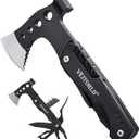 VEITORLD Gifts for Men Dad Husband, Unique Anniversary Birthday Gifts Idea for Men Him, Multitool Axe Hammer Camping Accessories, Survival Gear and Equipment, Cool Hunting Fishing Hiking Presents