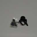 ROCKBROS Bike Bell for Apple AirTag Hidden Bike Mount Bike AirTag Holder GPS Tracker Bike Bell Anti-Theft for Adults Suitable for 0.87''/22.2, 1''/25.4, 1.25''/31.8mm Diameter Handlebar (Black)