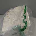 Automatic Parakeet Bird Bath with Pump, Large Bird Shower Fountain Indoor Bathtub with Running Water, Parrot Bath Tub Faucet for Pet Birds, African Grey, Cockatiel, Conure, Budgie, Lovebird (Square - White)