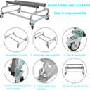 Jet Ski Dolly, 1300 LBS, Adjustable Bunks, 4 Brake Casters