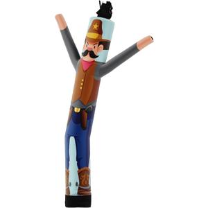LookOurWay Air Dancers Wacky Waving Inflatable Tube Guy Attachment | 6ft Tall Inflatable Advertising Waving Dancing Man, Blower Not Included | Birthday Theme - Cowboy