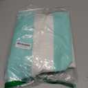 HENBAY Large Oversized Beach Towel - 35 x 70 Inch Microfiber Pool Towel, Aqua Striped Quick Dry Cabana Swim Towel