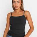 Trendy Queen Womens Adjustable Camisole Sleeveless Square Neck Spaghetti Strap Tank Tops Basic Shirt (S)