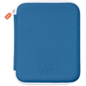 YOTO Card Case in Blue Bird Kids Accessory, Soft Portable Folder with Zipper & 64 Pockets for Player & Mini Audiobook Cards, Binder Sleeve Holder for Travel