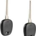 Uncut Transponder Ignition Key fits Toyota with 4C Chip, Set of 2