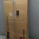 Furnulem 8 Drawer Dresser, Wide Fabric Chest of Drawers, Vintage Furniture for Bedroom, Living Room, Hallway, Closet Clothes Storage, Wooden Top