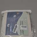 Nanspring Cream Linen Curtains 58 Inch Length for Living Room 2 Panels Set Neutral Modern Farmhouse Window Curtain Semi Sheer Back Tab Rod Pocket Light Filtering Privacy Drapes for Bedroom 52x58 (Natural)