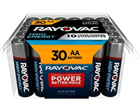 RAYO ALK HIGH ENERGY AA 30PK