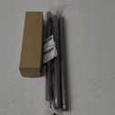 Bronze Curtain Rods 18 to 45 Inch, Industrial Curtain Rods,Adjustable Length,1 in Diameter Pipe,Wall or Ceiling Mounted,for Bedroom and Living Room(Antique Red Bronze 18 to 45)