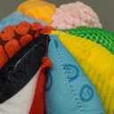 8-in-1 Sensory Balls for Infant Toddlers,Rainbow Fabric Baby Toy for Sensory Development,Montessori Toys for Babies 6-12 Months,8 Different Sensory Tactile Textures with Crinkle Rattle Squeakers