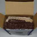 MIULEE Boho Brown Decorative Throw Pillow Covers for Couch Sofa Living Room Set of 4 Rustic Cushion Covers Neutral Farmhouse Corduroy Pillowcases Home Decor 18x18 Inch Brown Gradient Series