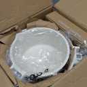 CAROTE 1.5Qt & 3.0Qt Sauce Pan Sets with Lid Cooking Pots Nonstick Saucepans Cookware Set with Pour Spout Small Kitchen Pot, Induction Comptable, Easy to Clean, PFOA FREE (White Granite)