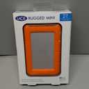 LaCie Rugged Mini, 2TB, 2.5 inches, Portable External Hard Drive, External Storage, for PC and Mac, Shock, Drop and Pressure Resistant, Hard Drive, 2 Year Rescue Services (LAC9000298)