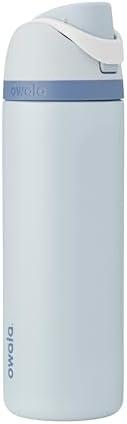 Owala Disney Princess FreeSip Insulated Stainless Steel Water Bottle with Straw for Sports and Travel, BPA-Free Sports Water Bottle, 24 oz, Cinderella