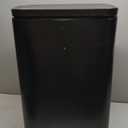KOHLER 13-Gallon Stainless Steel Step Trash Can, Black Stainless Steel, Hands-Free Pedal, Quiet-Close Lid, Fingerprint-Resistant, Durable, K-20940-BST