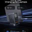 240W USB C Charger Block, ASOMETECH 6 Ports USB Charging Station, GaN 140W PD3.1 Laptop Fast Charger Adapter Desktop Charger Station with LCD Display for MacBook HP iPad iPhone Samsung