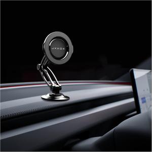 5 x for Mag-Safe Car Phone Mount, 1080 Adjustable 3-Axis Arm Magnetic Dashboard & Windshield Holder, Strong Adhesive Base, Stable Hands-Free Car Mount for iPhone 16/15/14/13/12 Series