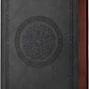 2026 Leather Vintage Journal Notebook,300 Pages,Leather Softcover Lined Journal Notebooks for Women Men,Notebook Journals for Writing Travel,Business,Office,5.7'' X 8.3'',Black