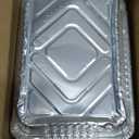 Aluminum Pans with Lids (50-Pack, 8.5"6") 2.25 LB Capacity Foil Food Containers with Lids - 50 Pans and 50 Cardboard Covers - Disposable Tin Foil Pans - for Baking, Meal Prep and Freezer, Takeout