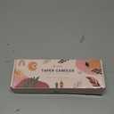 10 Inch Light-Green Taper Candles for Home Decoration, 10 Pack Unscented Candlesticks for Spring Dinner Wedding Christmas Party, Smokeless and Dripless Candle Sticks