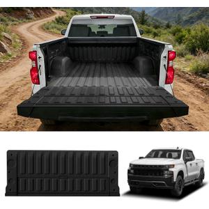 LASFIT Truck Tailgate Mat 2019-2026 for Chevrolet Chevy Silverado 1500 (Only Fit Multi-Flex Tailgate) & GMC Sierra 1500 (Only Fit Multipro Tailgate), All Weather TPE Mat (Not Fit Drop-in Liners)