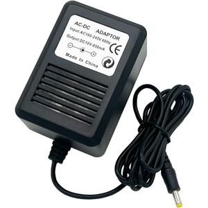 Power Supply for Genesis 2 3, Power Cord for Genesis 2 3, Replacement AC Adapter Charger Cord for SEGA Genesis 2, 3 Gaming Console