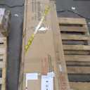 Queen Size Murphy Bed Wall Bed with Top Cabinets, Foldable Cube Cabinet Queen Platform Bed, Modern Wall Bed for Guest Room Or Home Office, No Box Spring Needed (White, Queen Size)